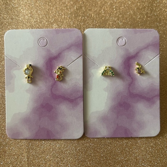 Princess Mulan Stud Earring Set - Picture 4 of 4